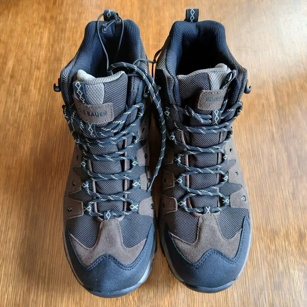 Eddie Bauer Men's Maple Ridge Hiking Boots NWOT Size 12M Waterproof Brown
